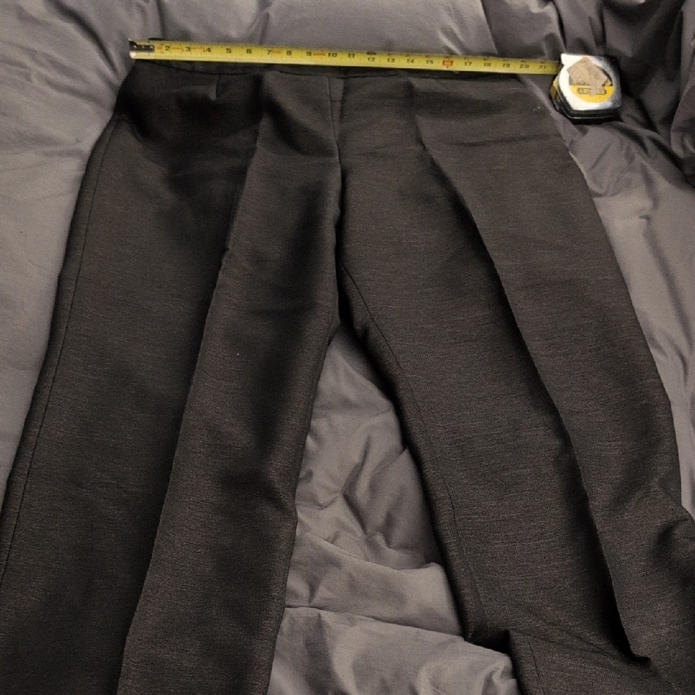 Le Suit Black Dress Pants Classic Straight-Leg Size 16